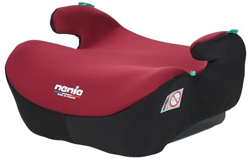 Nania Bubble, Rialzo seggiolino auto per bambini, cintura, 126-150 cm, R129 i-Size, 8-12 anni, Con braccioli,Installazione con cintura di sicurezza