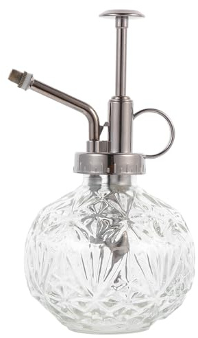YARNOW Flacon Pulvérisateur Vide en Verre Rétro 240ml Flux D'eau Précis et Design Unique pour Plantes D'intérieur et Extérieur