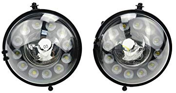 AutoStyle Satz LED-Tagfahrleuchten (TFL) passgenau | kompatibel mit Mini R55-R59 2006-2014 / Countryman R60 / Paceman R61 - Schwarz