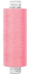 Stoffe Werning Amann Troja Nähgarn 500 m rosa Allesnäher Qualtitätsgarn 100% PES - Preis Gilt für eine Rolle