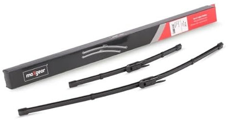 Maxgear 2x Flachbalkenwischblatt Set 650mm 380mm vorne passend für Grande