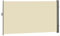 Outsunny Retractable Sun Side Awning Screen Fence Patio Garden Wall Balcony Screening Panel Outdoor Blind Privacy Divider (3x2M, Cream)