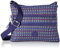 Kipling Damen Alvar Umhängetaschen, Blauer Geo-Druck