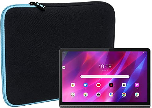 Slabo Tablet Tasche Schutzhülle für Lenovo Yoga Tab 11 Hülle Etui Case Phablet aus Neopren – TÜRKIS/SCHWARZ