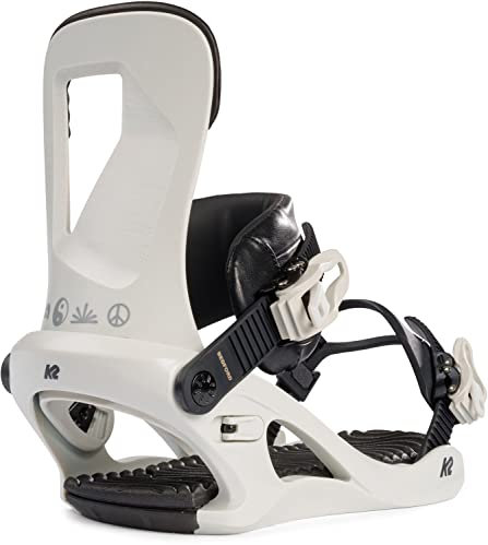 K2 - Fijación de Snowboard Bedford Grey Mujer - Mujer - Talla S - Gris