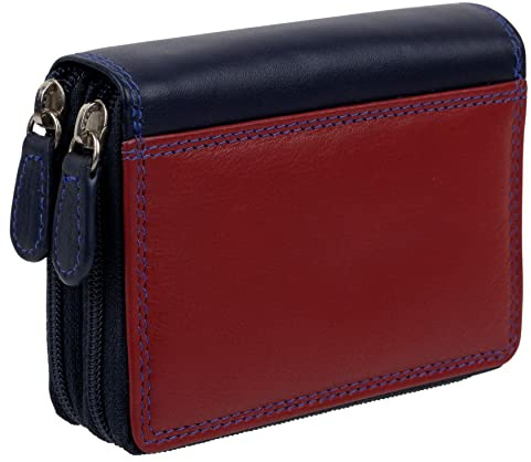 Golunski Leder Unisex Kreditkarte Concertina Geldbörse, midnight, Casual