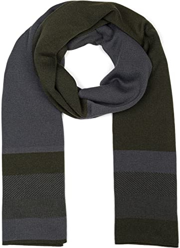 styleBREAKER Unisex Feinstrick Schal Streifen | 35x190 cm großes Format, warmes und elastisches Gewebe für Herbst und Winter, klassisches Halstuch für Erwachsene.