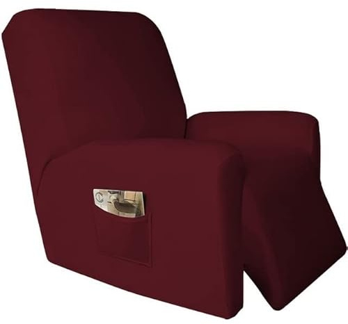 Yekuhe Relaxsessel Bezug Stretch Couchbezug 4-Teilig Elastischer Antirutsch Husse Relaxsessel Stretchhusse Weich Stoff Fernsehsessel Bezug Sesselbezug Relaxsessel (Color : #6)