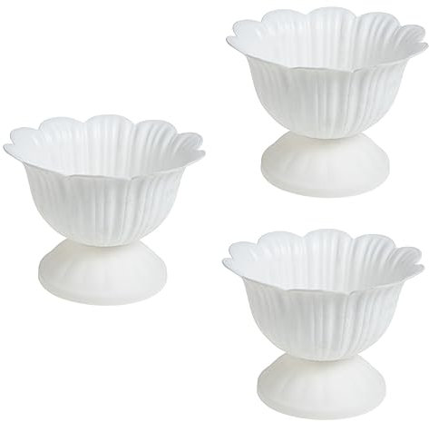 Yardwe 3 Stücke Dekorative Pflanzer Für Hochzeit Outdoor Kunststoff Topf Kreative Rom Design Für Muttertag