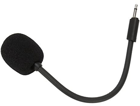 Micro de Remplacement pour Casque de Jeu sans Fil Quantum 100, Microphone à Perche de Jeu Détachable de 2,5 Mm avec Mousse, Suppression du Bruit, Microphone de Son de Jeu PC de
