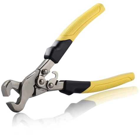 SPEEDWOX 9 Inch Compound Tile Nippers Tile Cutting Pliers Cutter Nipper Cutting Tools Ceramic Tile Cutter Trim Puller Tile Cutter Hand Tool Mosaic Trimmer Nipper Cutter Trimming Glass Nippers