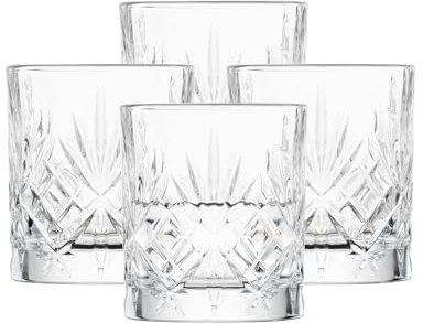SCHOTT ZWIESEL Copas de licor Show (juego de 4), vasos de chupito intemporales para aguardiente con relieve, vasos de cristal Tritan aptos para lavavajillas (art. nº. 123932)