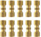 Adunsiaoto 10 Piezas Conector Universal Para Linea De Freno, Conectores Para Latiguillos Freno Juego Racores Con Tuerca De Latón 4,75mm, Universal Conectores Tuerca De Latón Para Latiguillos Freno