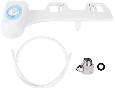 Intelligent Toilet Bidet | Non - Electric Bidet Accessories for Bathroom | Automated Nozzle Maintenance, Water Pressure Adjustment, Simple DIY Setup (All copper accessories: Asia/Australia/UK (1/2))