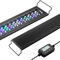 BAITAI Aquarium Light, 24/7 Full Spectrum LED Fish Tank Light with LCD Controller, Auto On/Off, IP67 Waterproof, Adjustable Brightness & Color, 3 Modes for 45-60cm Freshwater Tanks