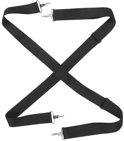 Snare Drum Gurt Verstellbar, Schwarzer Nylon Tragegurt | Schlagzeug Zubehör, Parade und Performance, Ersetzt Alten Riemen, Entlastet die Hand
