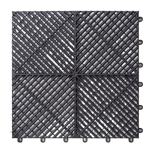 XUCZHAI Losetas entrelazadas modulares for Suelo de Garaje, Suelo de Garaje de plástico ventilado Industrial, 400 x 400 mm para Piscinas, Duchas De JardíN, BañOs(Color-A6)