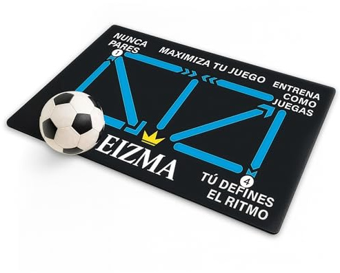 Alfombra Entrenamiento Fútbol, Tapete fútbol profesional para entrenar en casa con Superficie antideslizante, esterilla de entrenamiento, material duradero y diseño táctico con zonas de precisión