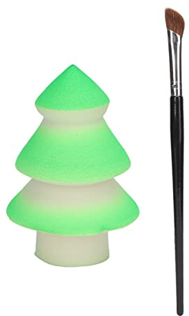 Bonbela Julmakeup Svampborste 2st Mjuk Hudvänlig Elastisk Makeupsvamp