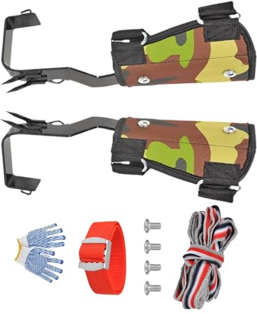 Djowyh Set Für Baumklettern,Absturzsicherungssystem | Kletterausrüstung Und Zubehör,Für Baumpflegearbeiten, Dacharbeiten, Felsklettern, Bergsteigen, Rettungsarbeiten, Zugarbeiten, Takelagearbeiten,