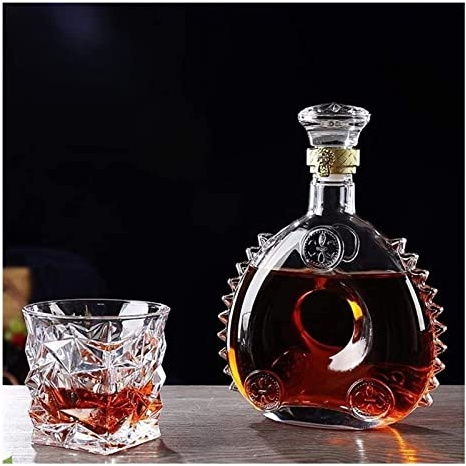 Genérico Decantadores de Vino, Botellas Vintage, recipientes para almacenar Bebidas espirituosas, artículos para Bar en casa, Juego de Copas de Cristal.