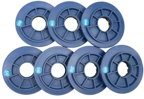 Paquete de 7 almohadillas for pulir bordes 5 pulgadas, discos abrasivos hormigón for muela molienda automática 125mm, piedra mármol y granito(400)