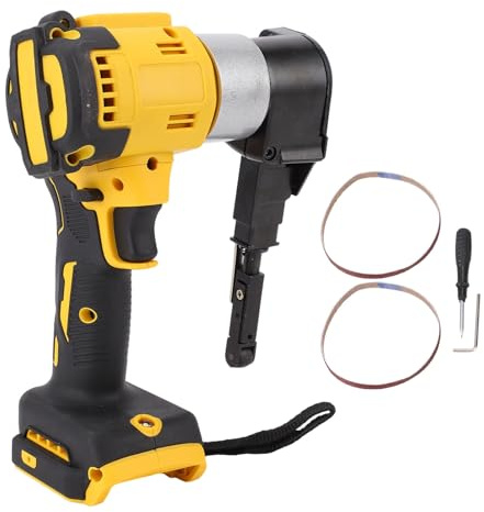 Fafeicy Ponceuse à Bande sans Fil 700 W, Moteur sans Balais, Bras Rotatif à 360° pour Bois, Métal et Plastique par les Amateurs de Bricolage pour les Tâches de Ponçage en Atelier
