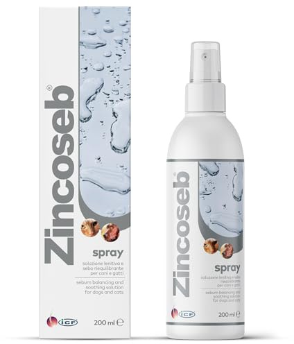 ICF CIF Zincoseb Spray 200 ml | Wenn Sie die Tischdecke dämpfen, sprühen Sie sie in Pochi Minuti, Poi si Pettina. Adatto anche a cuccioli oder gattini