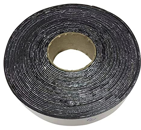 EWT Asphalt Rissversiegelung - Heißfüller Reparaturband 5,1 cm x 15,2 m - Schwarz, Wasserfest, Gummi - Für Asphalt, Beton, Mauerwerk - 1 Stück