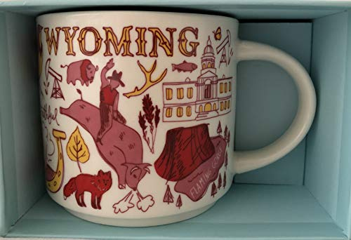 Starbucks WYOMING Been There Series Across the Globe Collection Coffee Mug 14 Ounce