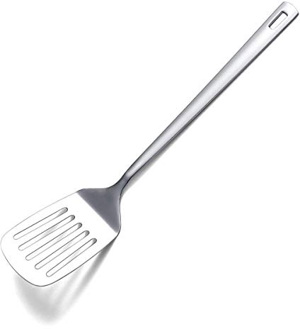 Stainless Steel Spatulas, Berglander Slotted Turner, Metal Spatulas Turner for Cooking, Kitchen Spatulas for Nonstick Cookware, Barbecue Spatulas, Dishwasher Safe, Easy to Clean