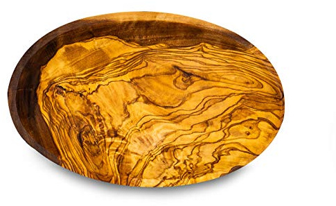 levandeo Holzschale Olivenholz ca. 17x10cm Schale Holz Tischdeko Dekoschale Natur Unikat Snackschale Deko
