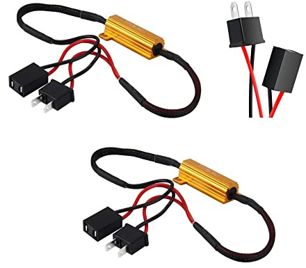 ShuoHui 2 x H7 LED SMD CANBUS No Error 50 W motstånd dimljus 6 ohm 12 V DC bil bil bil