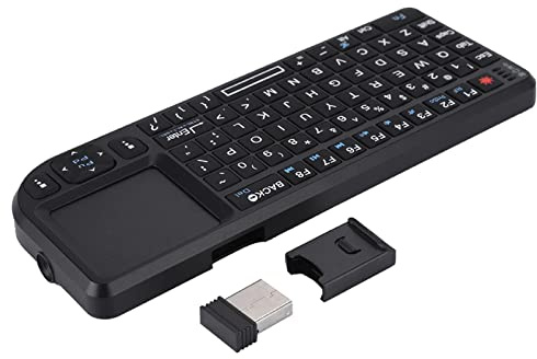 Tastatur--Schreiben, Ultradünne USB-Handheld-Tastatur mit Hintergrundbeleuchtung für 360 2,4-GHz-Wireless-Touchpad/wiederaufladbar