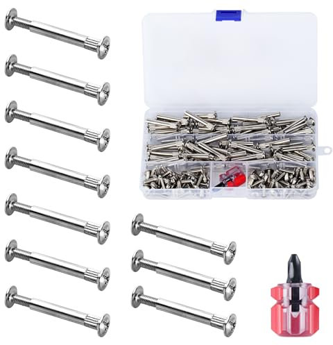 Connettori M4 da 140, Viti per Mobili e Pannelli in Legno da 31-40mm