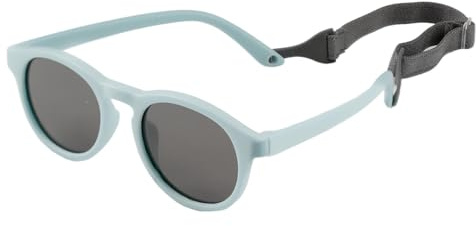 Occhiali da Sole Polarizzati Bambini Polarizzati Occhiali da Sole Neonato con Fascia Elastica e Regolabile Montatura in Silicone Morbido per Bambini da 0 a 3 anni Bambino Bambina Regali di Natale