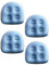 Clyictz 4 piezas de spa y , cojín inflable para asiento de bañera de hidromasaje, almohadilla trasera impermeable azul, cojín de spa suave
