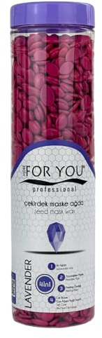 More For You Lavender Seed Mask Vaxbönor 4-i-1 400 g – varmt vax varmt vax hårborttagning Hot Wax Sir Agda hårborttagningsvax