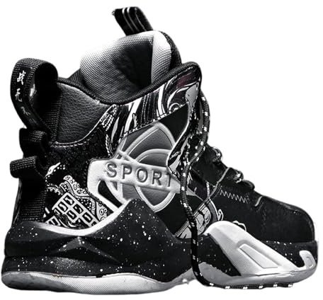 Hixingo Basketball Schuhe Männer, Sneaker Jungen Anti-Rutsch Sneaker Kinder, Herren Sportschuh Herbst Winter Sneaker Jugend Basketballschuhe Studenten Outdoor Basketballschuhe 36-45EU