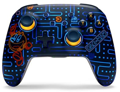 PowerA Enhanced Wireless Controller for Nintendo Switch with Lumectra - PAC-MAN NEON ARCADE