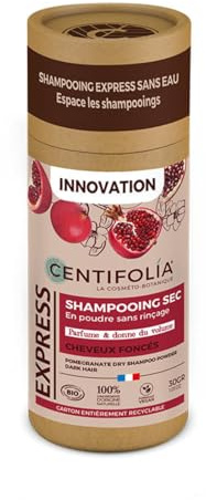 Centifolia Shampoing Sec en Poudre Cheveux Foncés Bio 30 g