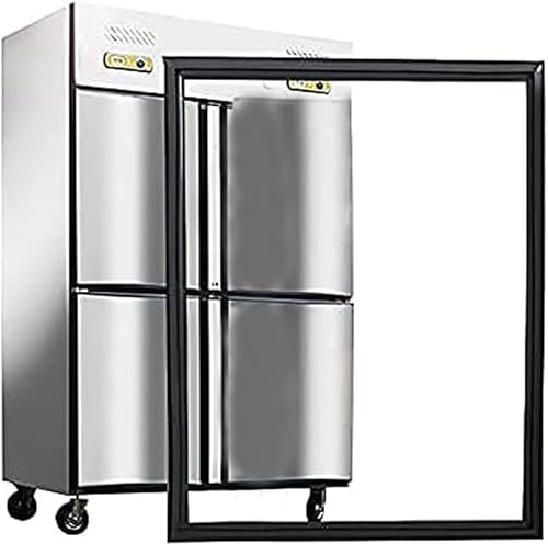 Junta De Puerta De Congelador Universal Sello De Puerta De Refrigerador De Repuesto De Gran Tamaño Personalizado Junta De Puerta De Repuesto Puerta De Refrigerador Sello De Goma Magné, Black