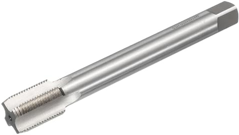 uxcell Metric Thread Tap M27 x 2 H2 200mm Extra Long Straight Flute Screw Thread Milling Machine Taps Threading Tapping Repair Tool