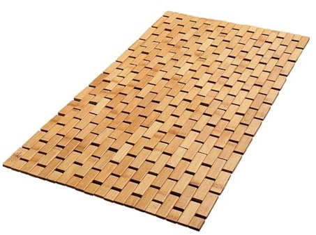 KESOTO Tappetino Da Bagno in Bambù, Vasca Da Bagno E Accessorio per Spa, 40cm X 60cm