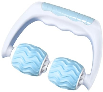 Rollenmassagegerät Tragbar Handlich für Muskelentspannung und Yoga | Abs Kunststoff, Ergonomisches Design, Glatte Rolle, Blau, Bequem in Hand, für Training und Alltag