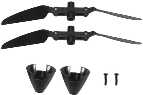 Blisfulhoks 2Pcs Xk A800.0006 Propeller Folding Blades for Xk A800 Rc Aircraft Fixed Wing Glider Upgrade Spare Parts