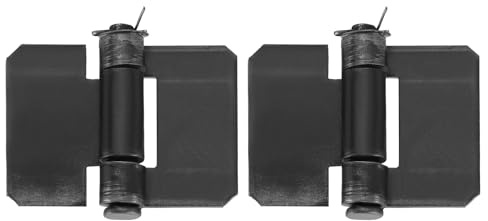 QUARKZMAN 2 Paquets De Charnières Lourdes Soudables 2.83 x 3.46 x 0.15 | Charnière À Souder Résistante À La Corrosion Et À La Rouille, Pour Portes De Remorque