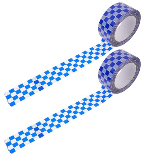 EXAOMBLE Verpackungsband und Packband 2 Rollen Gemustertes Gewebeband für Warenverpackung und Umzugskartons Vielseitiges Dichtungsband