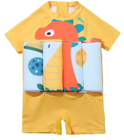 Bébé Garçons Petite Filles Flotteur Maillot de Bain Une pièce Flottant Flottabilité réglable Piscine Formation Costume Vêtements de Plage D'été 0-6 Ans