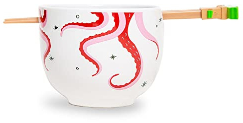 Star Wars: The Mandalorian Grogu Tentacle Chowder Ramen Bowl and Chopstick Set